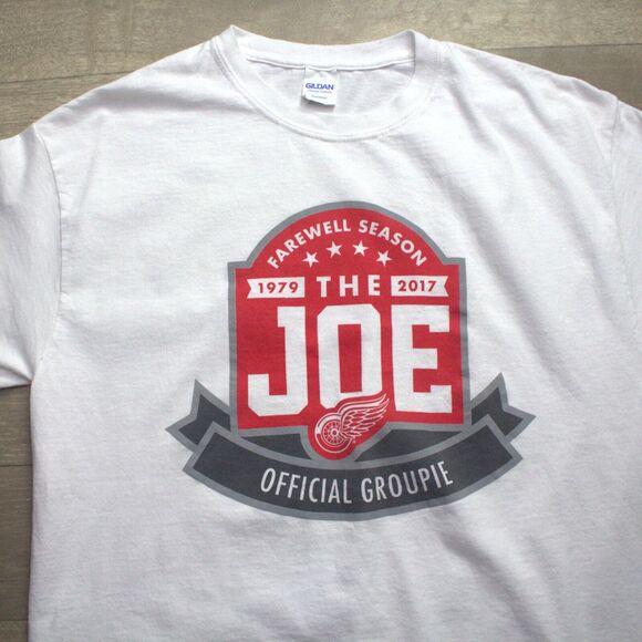 Detroit Red Wings Joe Louis Arena T-shirt Men’s M Farewell Season at The Joe - Picture 1 of 4